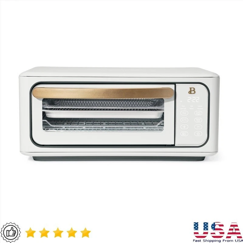 Infrared Air Fry Toaster Oven 1800W 10 Cooking Functions Touch Screen Easy Clean