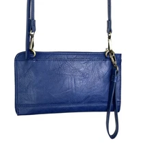 Joy Susan Karina Convertible Crossbody Purse Wristlet Plus Wallet Monaco Blue