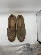 A New Day Women's Quilted Slip-On Casual Sneakers in Taupe