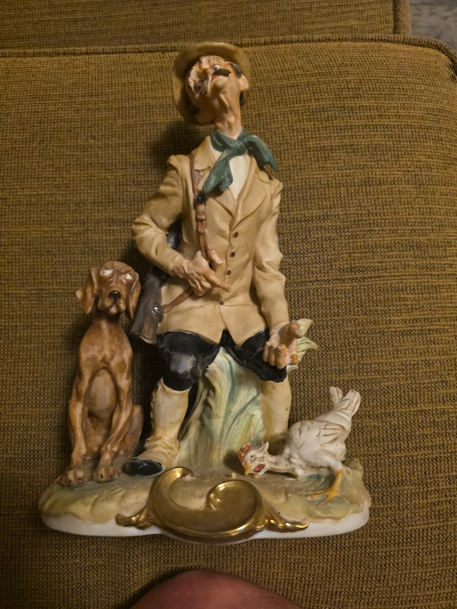Capodimonte Dog In Antique Ceramic & Porcelain Figurines for sale