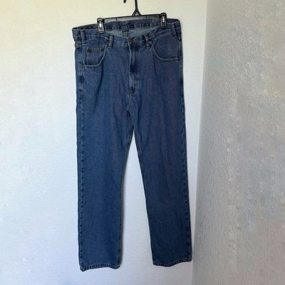 Full Blue Jeans Mens 36x34 Straight Leg Denim Medium Wash Preppy Outdoor