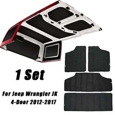 Hardtop Headliner Soundproof Insulation Kit For Jeep Wrangler Jk 2012-2017 Hardtop Headliner Soundproof Insulation Kit For Jeep Wrangler Jk 2012-2017