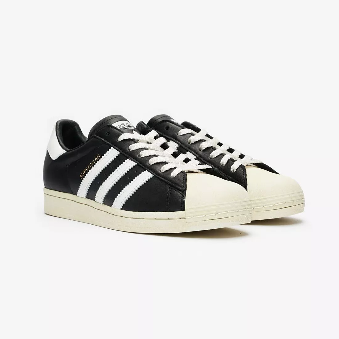 adidas originals superstar trainers black