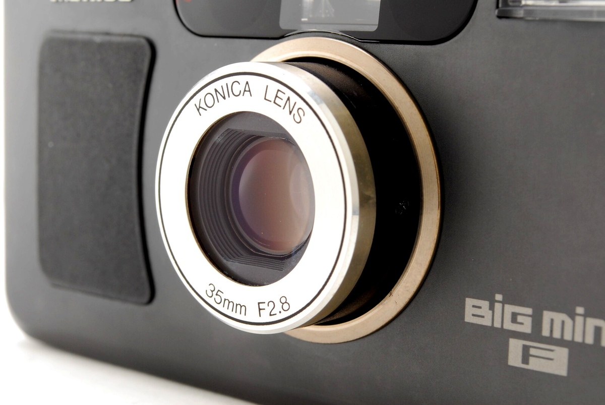 🎦 [N MINT] Konica BiG mini F Limited Black Point & Shoot
