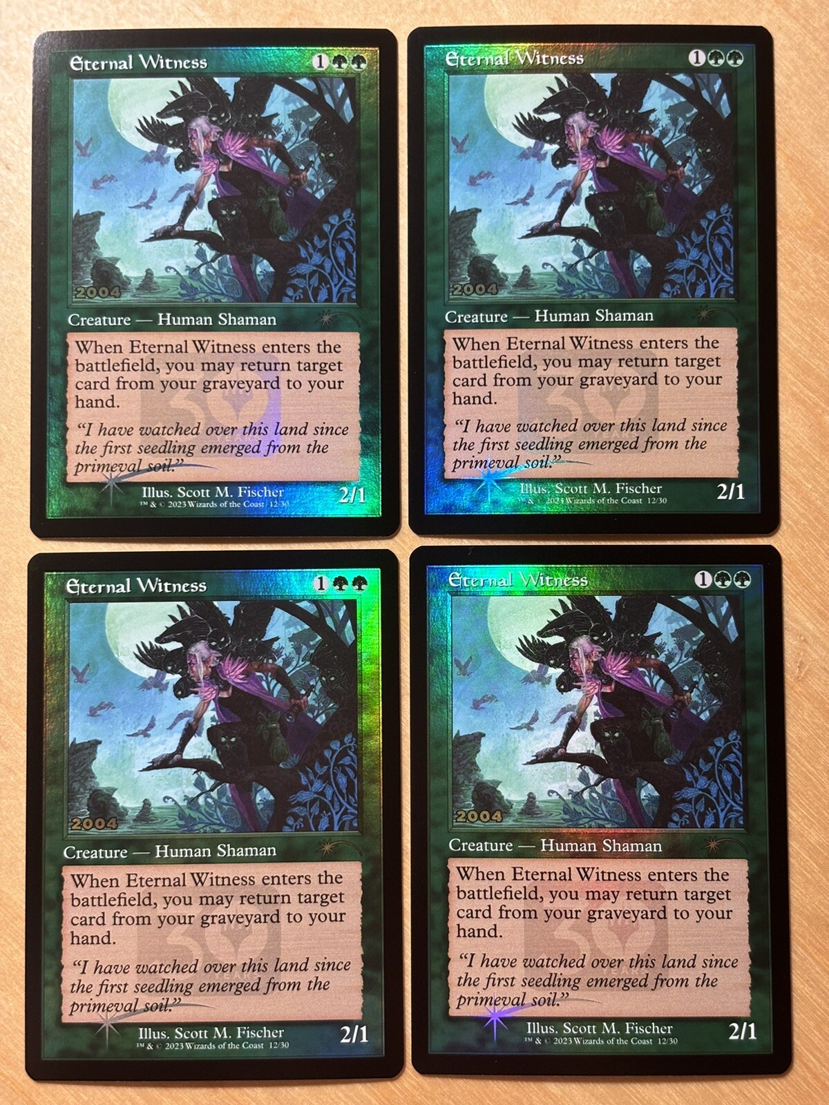 MTG Magic the Gathering 1x Eternal Witness Foil 30th Anniversary Promo NM