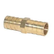 5 PCS 16mm Hose Barb Length 39mm Brass Barbed Pipe Fitting Coupler Connector 