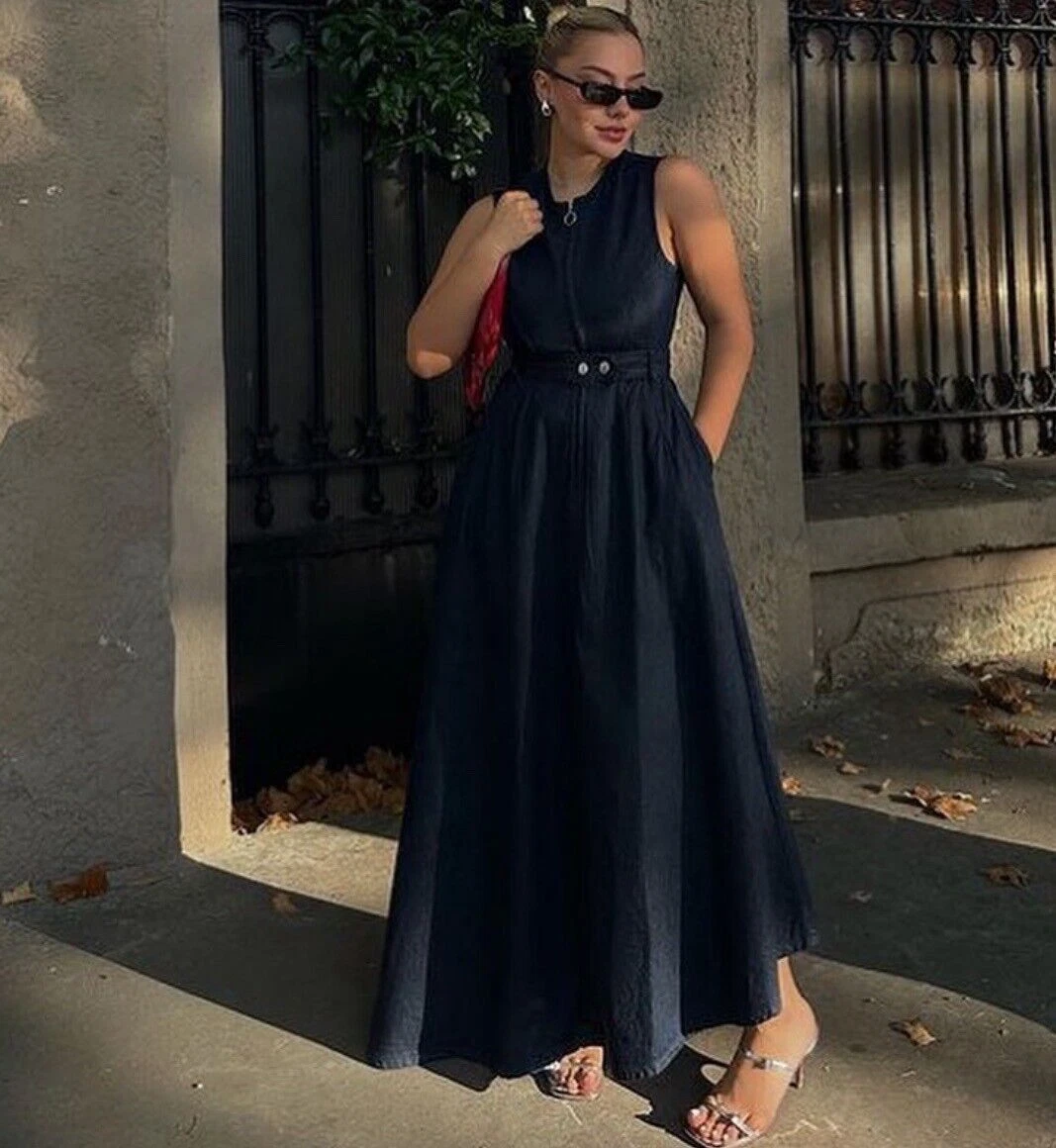 Zara Denim Dresses for Women for sale