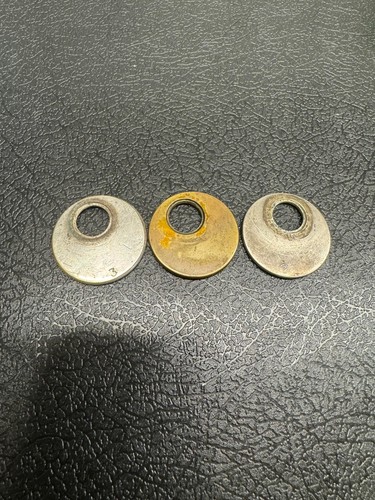 (3) Conn Sousaphone Top Valve Cap Retainer Plates (22K, 20K) Used.