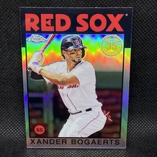 2021 Topps Chrome Xander Bogaerts 1986 Refractor Boston Red Sox #8 Padres