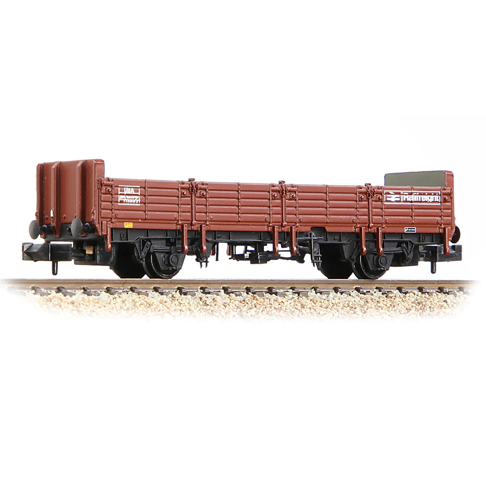 Graham Farish 373-629A N Gauge BR Freight Brown OBA Open Wagon Low Ends