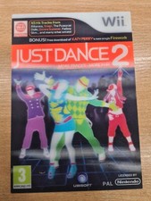 Wii Just Dance 2 3D Cover Cart only No Game 12.5 x 18.5 cm size