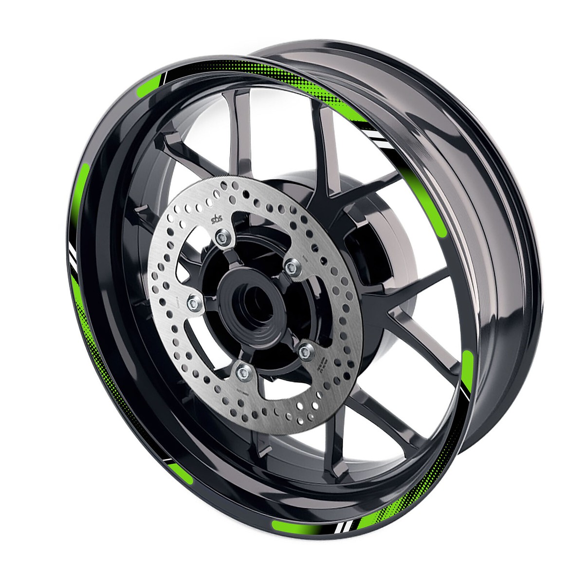 For Kawasaki Ninja ZX-10R 15 16 17 18 19 20 17 inch Wheel Sticker