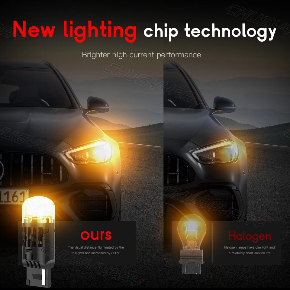 Bombillas LED de señal de giro delanteras ámbar para Toyota Land Cruiser 2013-2020- 7443 Foto 4 de 4