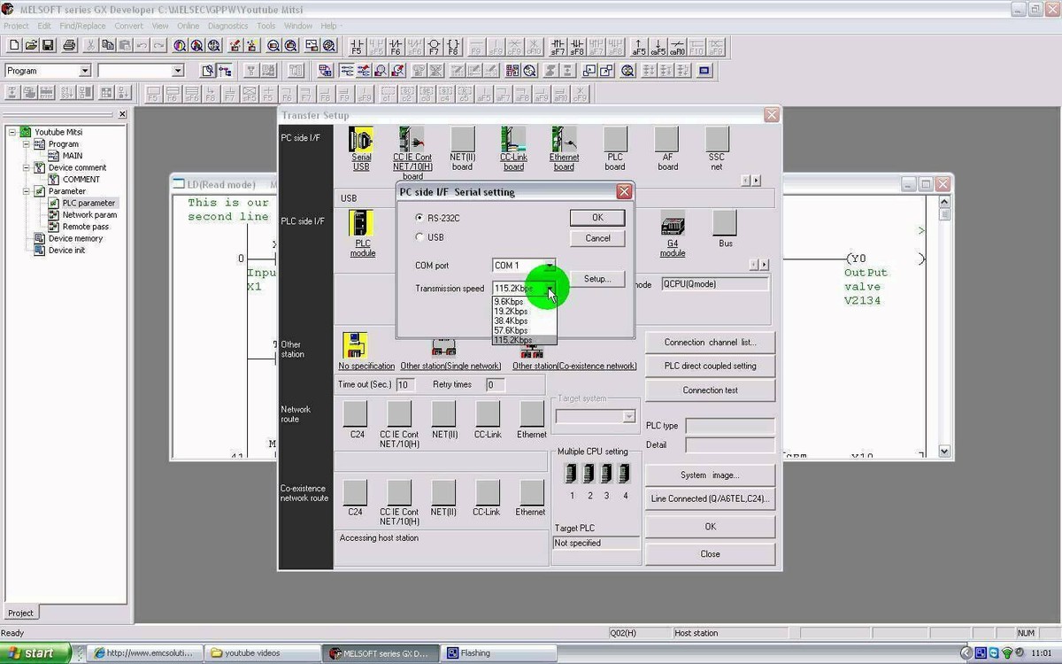 GX DEV Developer PLC Programming Software w FREE Ladder Logic