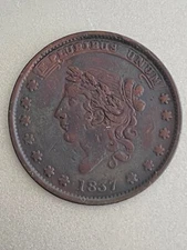 1837 Centre Market New York, NY Hard Times RB Token Nice Patina