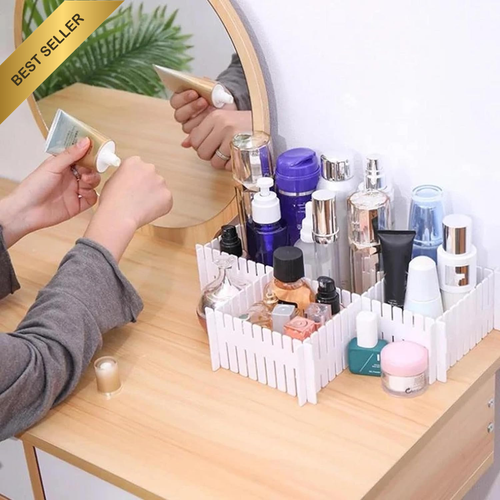 24PCS Adjustable Drawer Dividers DIY Partition Organizers for Socks Makeup Dress - Picture 7 of 12
