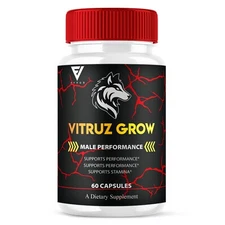Vitruz Grow Supplement, VitruzGrow Max Strength Capsules (60 Capsules)