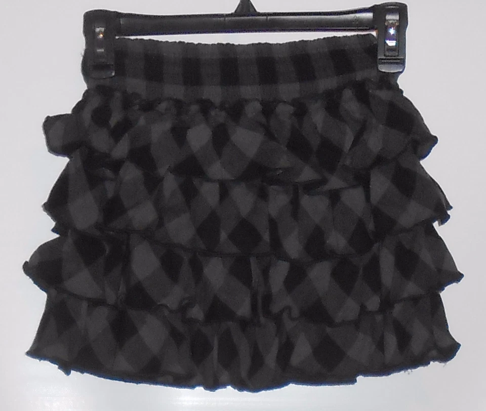 Falda Arizona Niñas Cuadros en Niveles Viena Humo Talla M/8 Nueva con Etiquetas Foto 2 de 2
