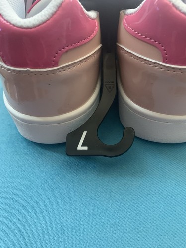 Barbie Sneakers Court Lace Up Tennis Walking Shoes Hot Pink Womens Size 7 New - Picture 6 of 9