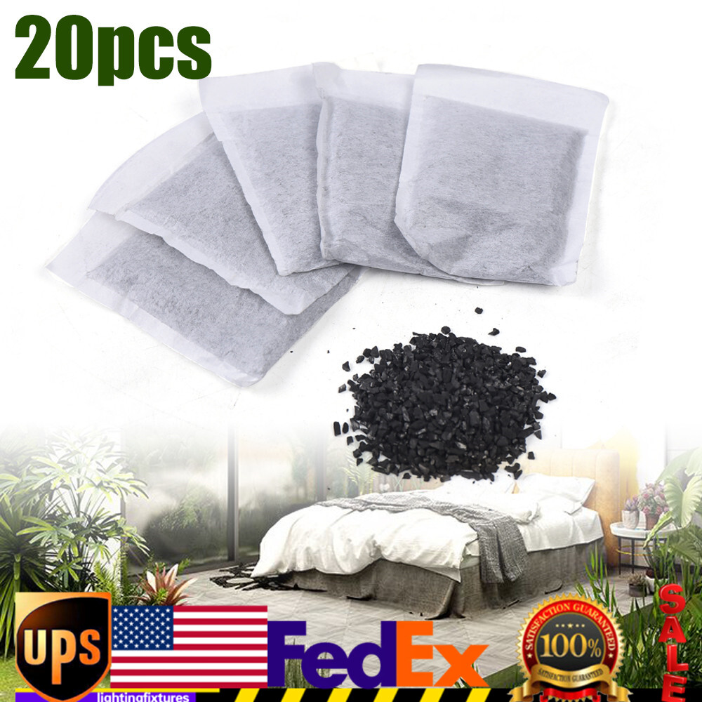 20 Pcs Activated Charcoal Carbon Filter Bags For Water Distiller Purifier 20PACK