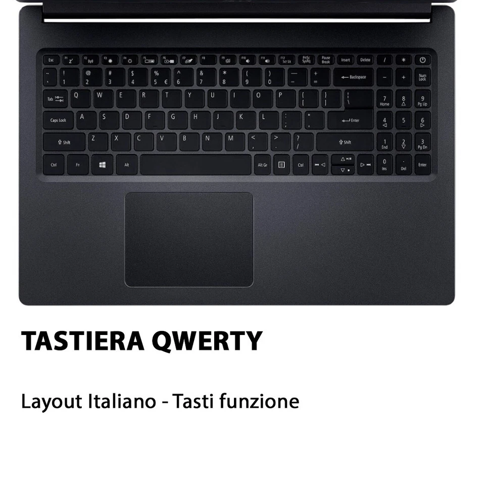 Acer Aspire Ryzen 5 3500U SSD 256 GB RAM 16 GB 15,6 FHD Radeon Office21 Win11Pro - Immagine 4 di 4