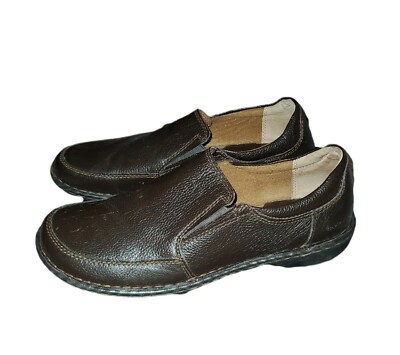Born Mens‎ Brown Size 10M Leather Slip-On Loafer Shoes Sanitized Great Condition Born Nigel Shoes Loafers Mens 10M Slip On Leather Brown  main image 3