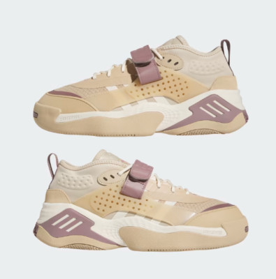 Adidas Men's Streetball III FZ5815 Magic Beige / Wonder White / Pur Violet RETRO