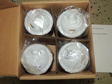Axis F8224 Recessed Dome Camera Mount Four Pack