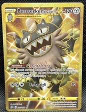 Carta Pokemon  ~ PERRSERKER DI GALAR ~ 205/192 ~ GOLD ~ FRAGORE RIBELLE ~ MINT