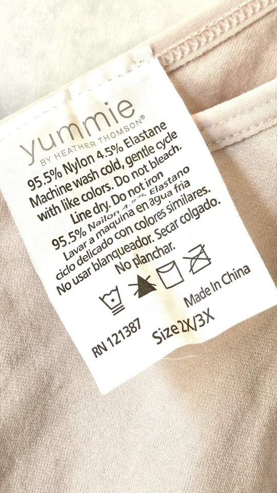 Yummie Tummie by Heather Tomson Seamless 2-Way Shaping Tank in Frappe, 2x/3x - Image 4 of 4