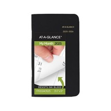 AT-A-GLANCE Recycled 2024-2025 Pocket Planner, Size 3-1/2 x 6 -70-024G-05