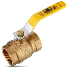 2” Brass Ball Valve Lead Free Full Port with Female Threaded NPT 600 WOG