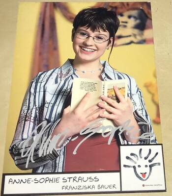 Anne Sophie Strauss Autogrammkarte Schloss Einstein mit Druck Autogramm TV #18