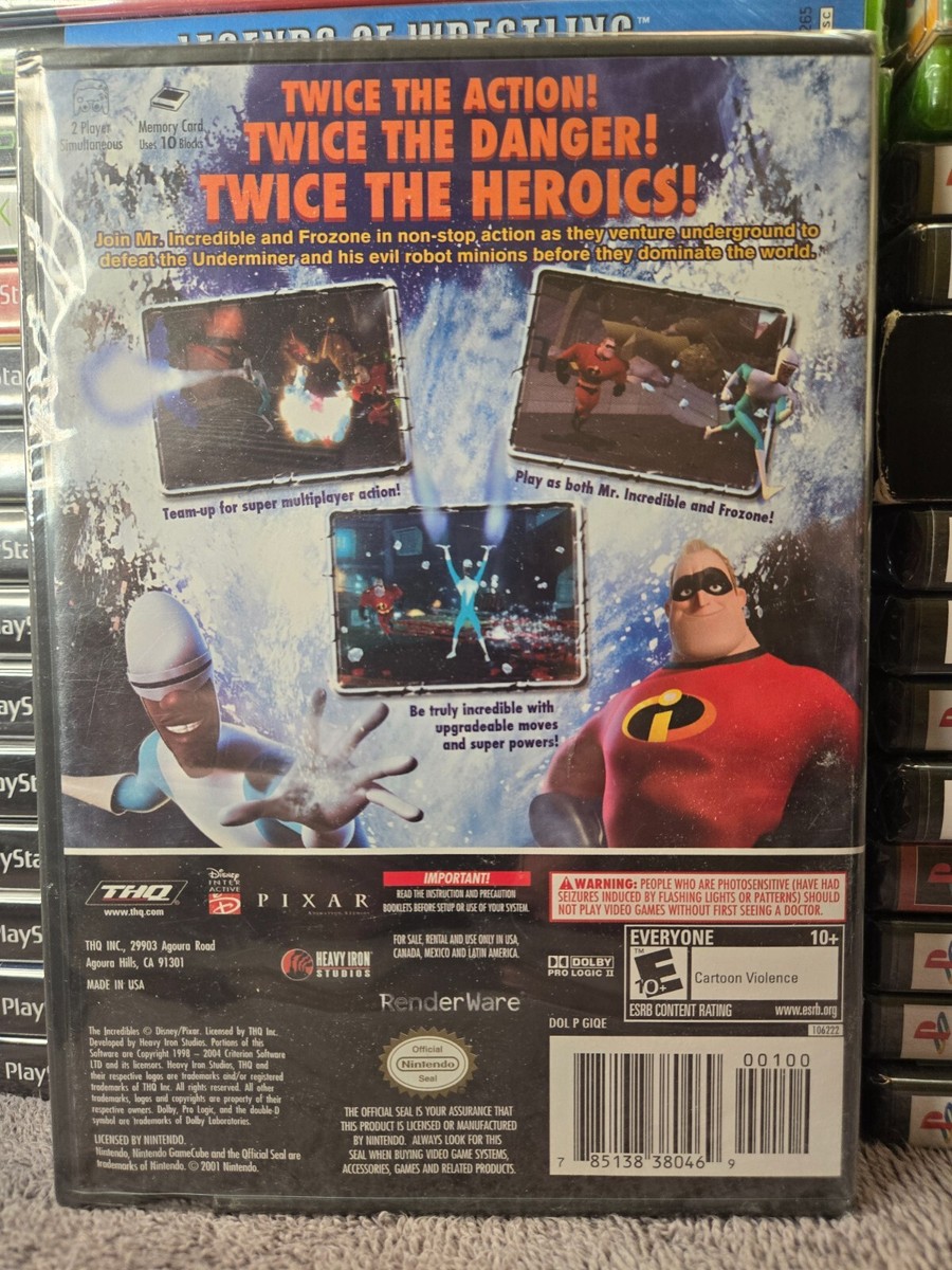 Incredibles: Rise of the Underminer (Nintendo GameCube, 2005) for