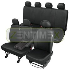 Sitzbezüge Schonbezüge SET QP für Hyundai H-1 H1 Kunstleder schwarz