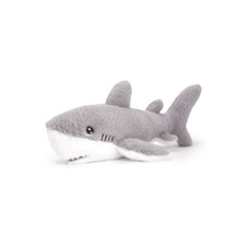 Great White Shark Plush Toy - 100% Recycled Eco Soft Teddy - Keel Keeleco
