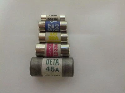 MEM OR BRANDED Consumer Unit Fuses For Wylex And MEM Boards Various Ampage Packs Of 1, 2, 5, 10