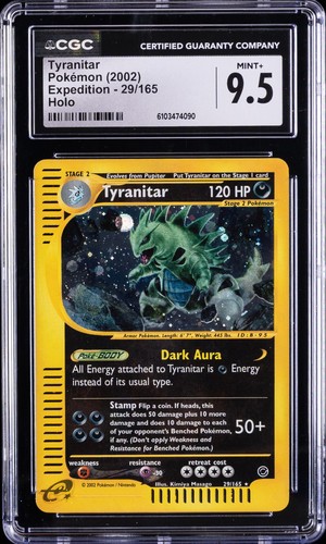 Tyranitar graded CGC 9.5 for sale on eBay