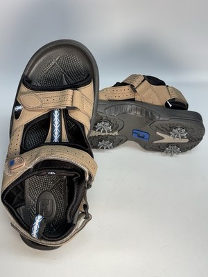 NWOT Foot Joy Mens GOLF Sandals Size 11M Brown Adjustable  display picture 1