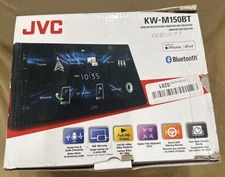 JVC KW-M150BT 6.8" Touchscreen Shallow Bluetooth Digital Media Stereo Receiver