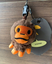 BAPE Baby Milo Plush Doll Keychain Charm A Bathing Ape Bag Accessory - NWT