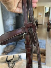 Vintage Champion Murawa Zagłówek ze skórzanymi rozetami / koncho + klamry SS