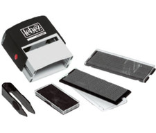 Set timbro timbri fai da te personalizzabile autoinchiostrante lettere e numeri