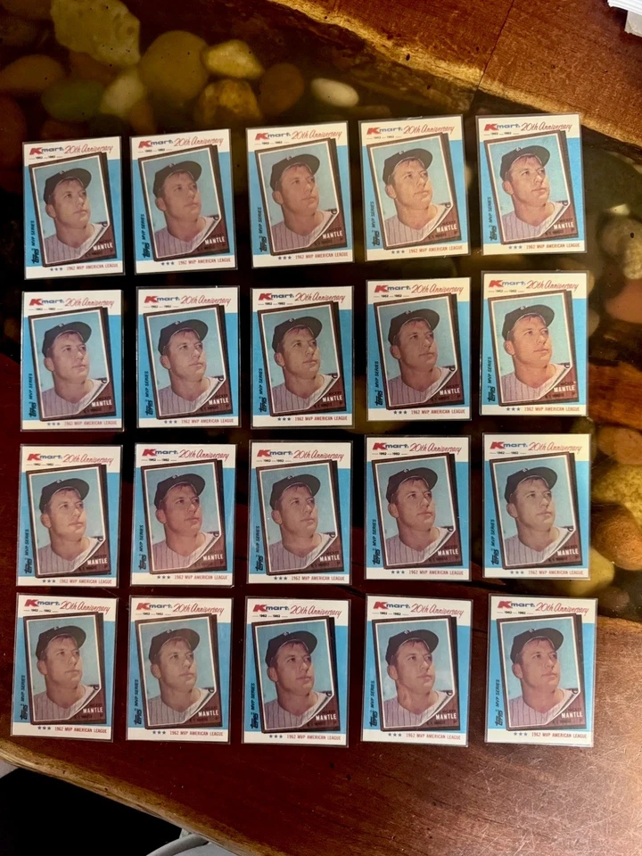 Topps K Mart Serie MVP 1982 20 Aniversario - Lote de 20 Tarjetas Estado Casi Nuevo/Como Nuevo Foto 3 de 4