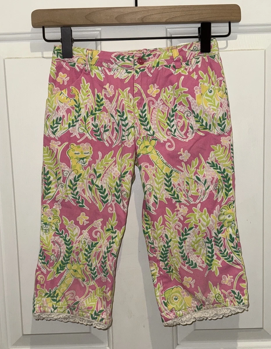 Pantalon Capri Lilly Pulitzer Fille 14 – Multicolore Escargot, état Correct