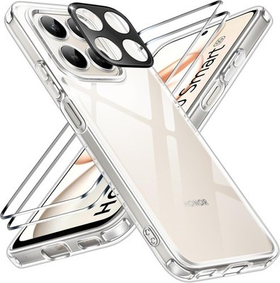 Klar Hülle + Displayglas Honor 400 Smart 5G/ 4G Kameraschutz 9H Panzerfolie Glas