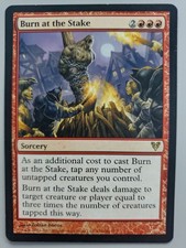 MTG Burn at the Stake Avacyn Restored Regular Rare