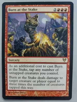 MTG Burn at the Stake Avacyn Restored Regular Rare