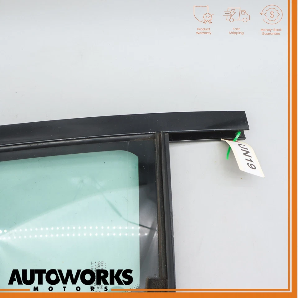 04-09 Jaguar XJR XJ8 VDP X350 X358 Cuarto de puerta lateral derecho ventana vidrio OEM Foto 4 de 4