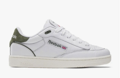 Reebok Unisex Club C Bulc Shoes, White/Varsity Green/Chalk, Size 6,5